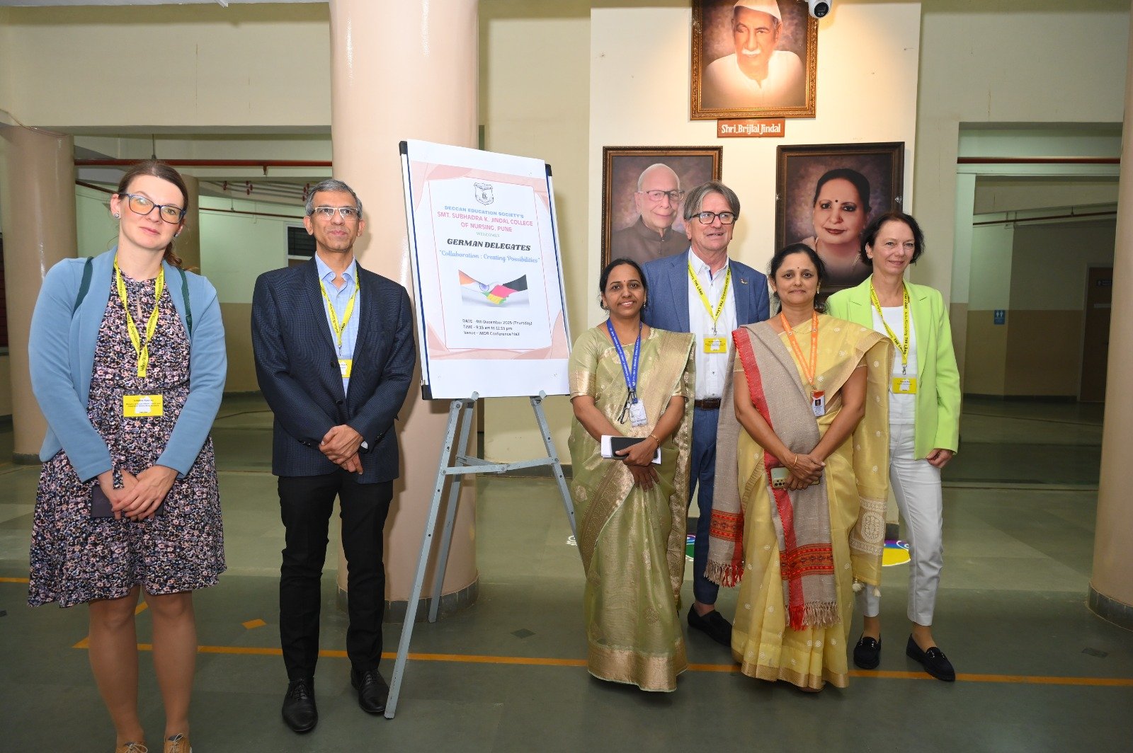 VISIT OF GERMAN MINISTRY