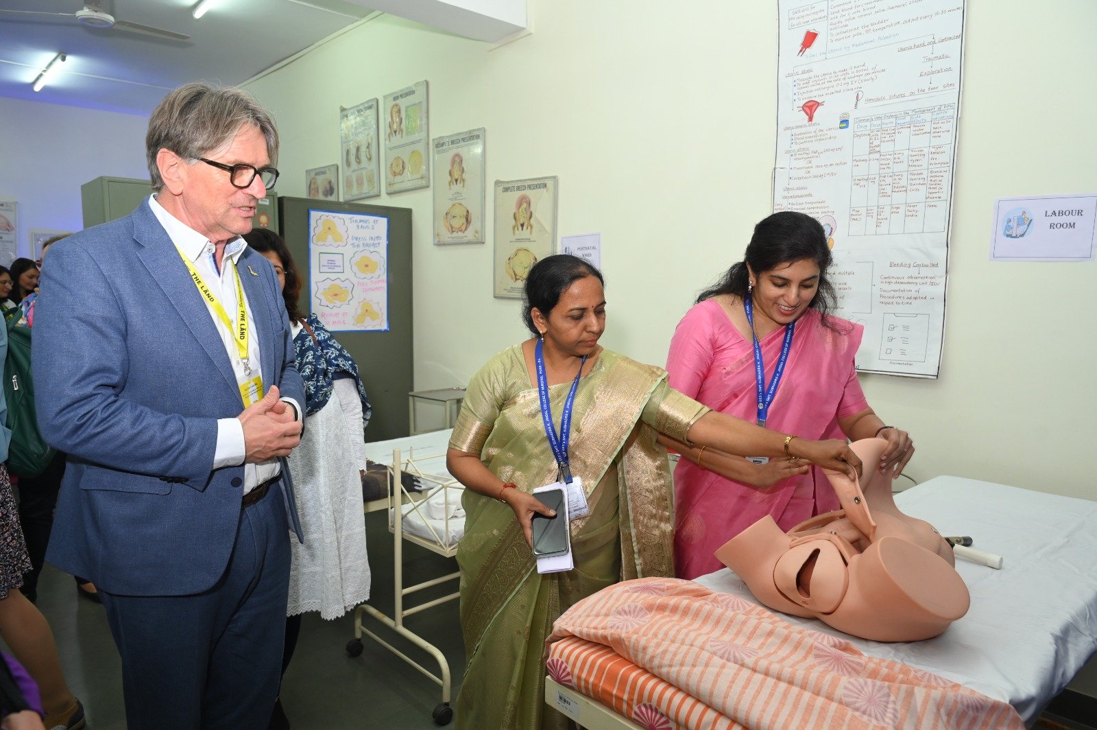 VISIT OF GERMAN MINISTRY