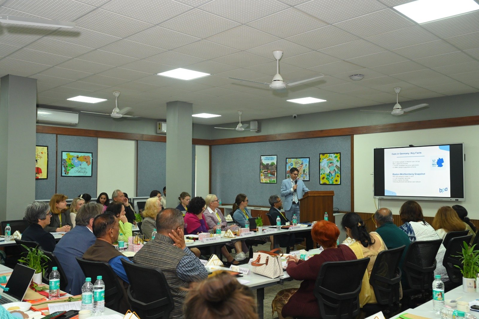 VISIT OF GERMAN MINISTRY