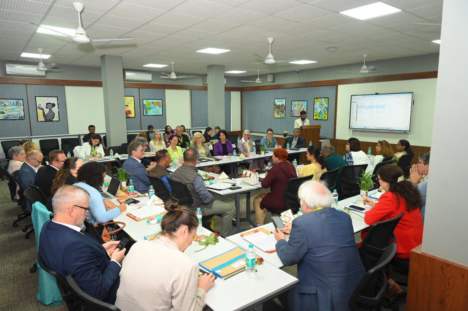 VISIT OF GERMAN MINISTRY