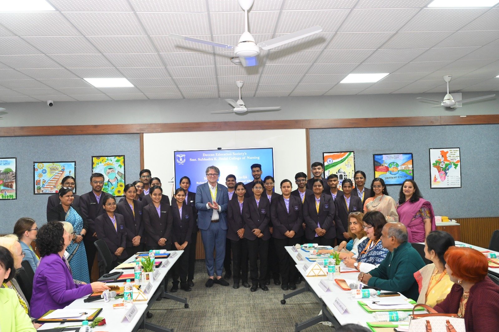 VISIT OF GERMAN MINISTRY