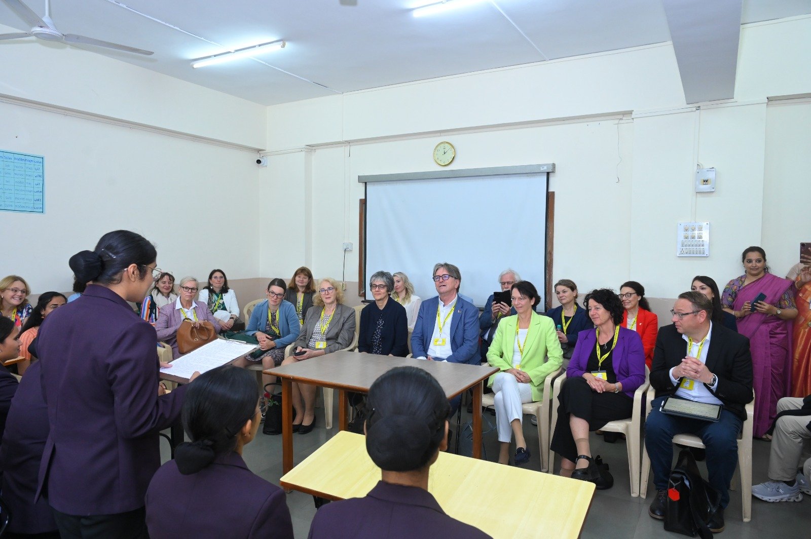 VISIT OF GERMAN MINISTRY