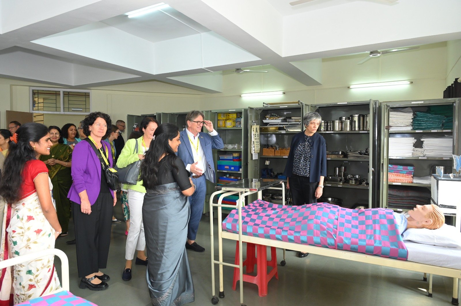 VISIT OF GERMAN MINISTRY