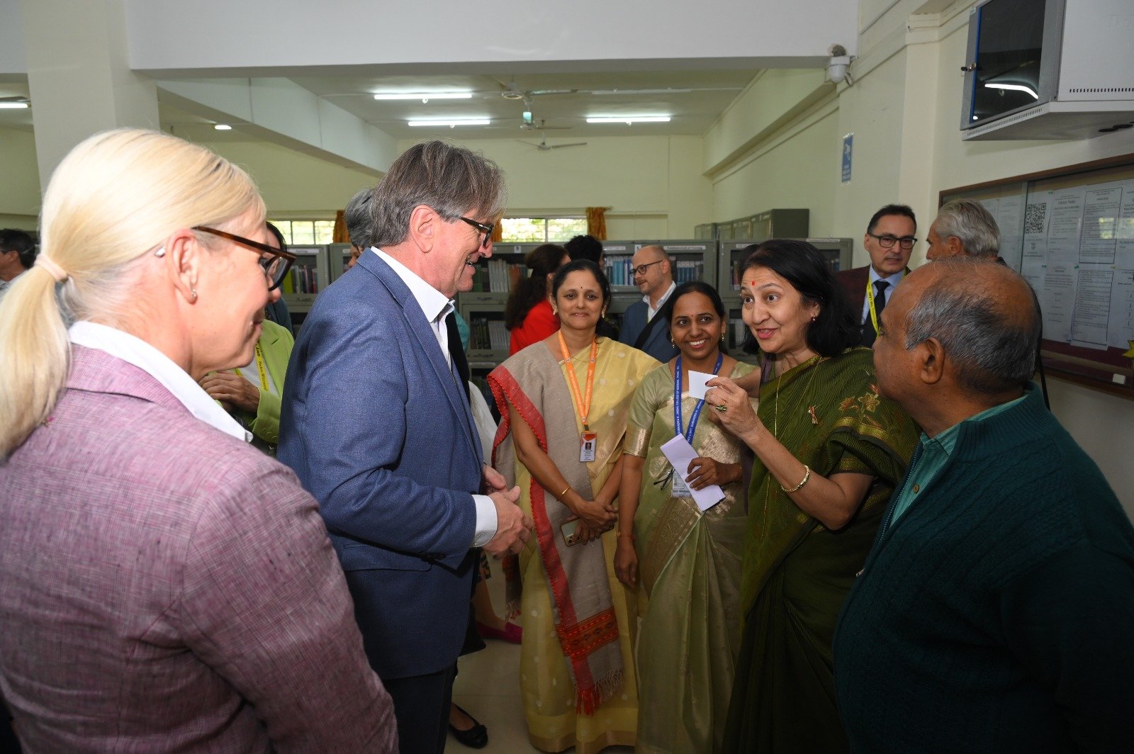 VISIT OF GERMAN MINISTRY