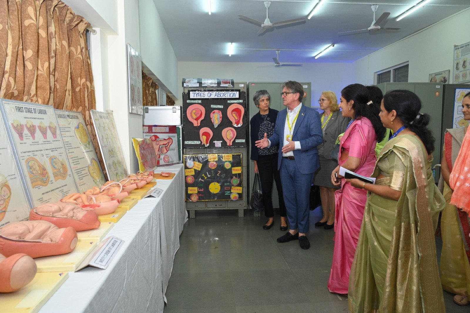 VISIT OF GERMAN MINISTRY